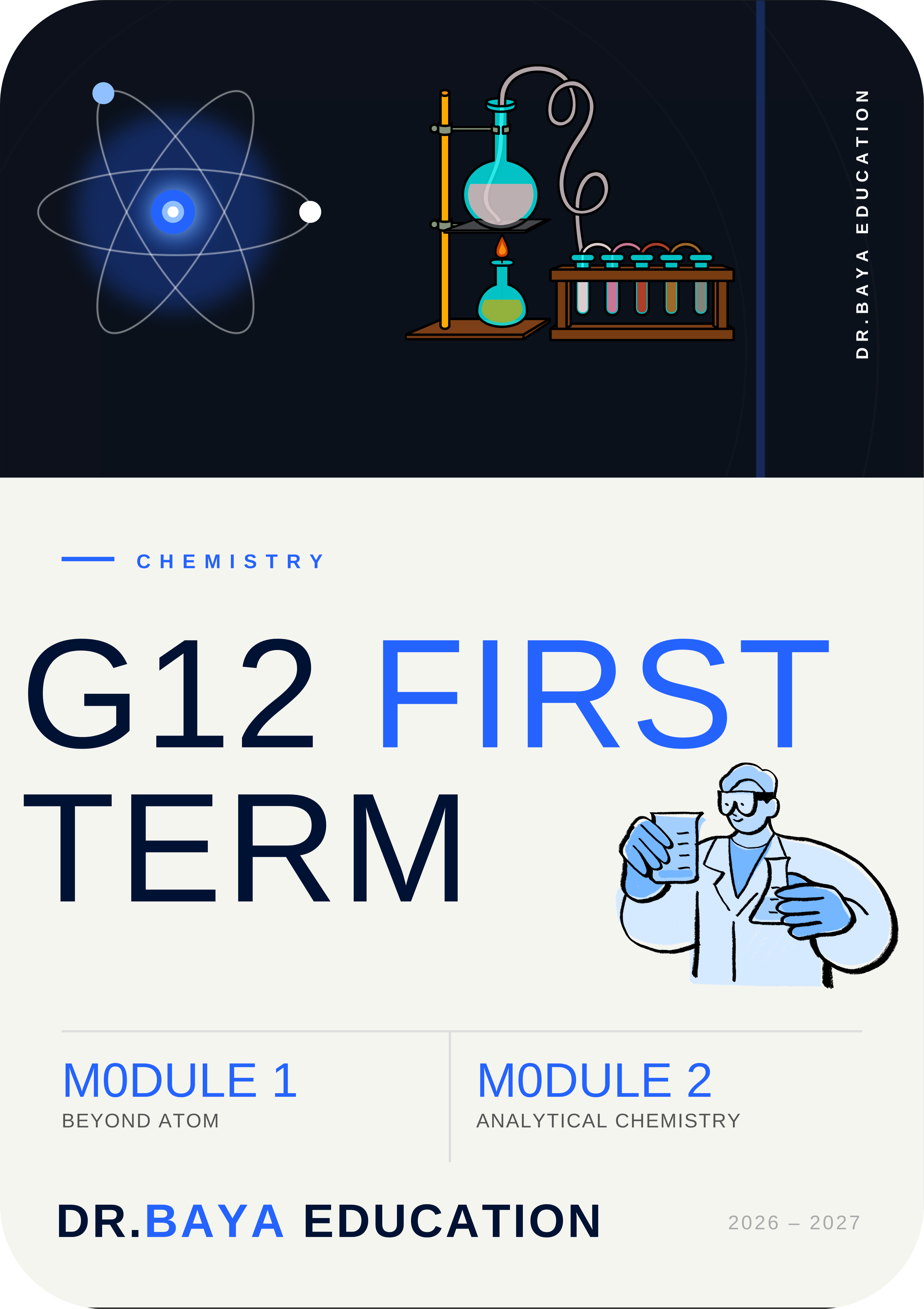📚 DR.Baya Education | Chemistry – Grade 12 | First Term
